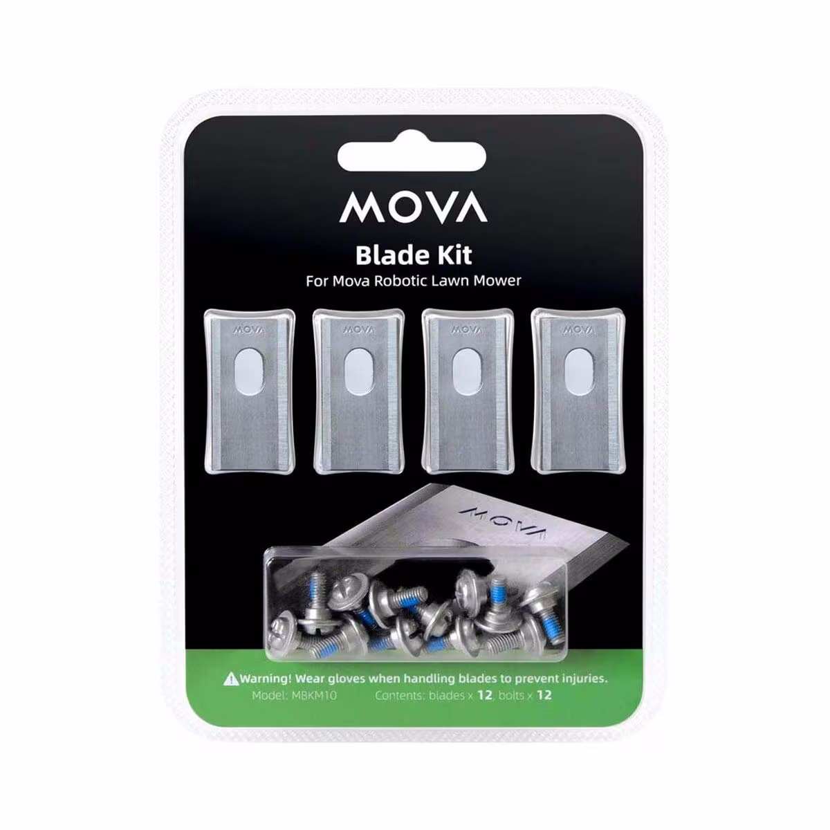 MOVA Blade Kit Klingenset – Rasenmäher Roboter – grau