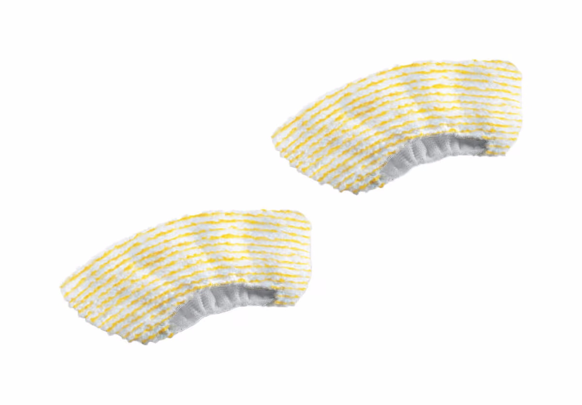 Image of Kärcher Handdüse Überzugsset – Wischbezug/Ersatzbürste – gelb