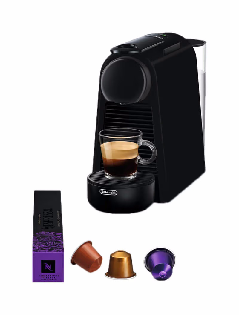 De Longhi Essenza Mini EN85.BM Nespressomaschine – Nespresso Maschine Original – schwarz matt