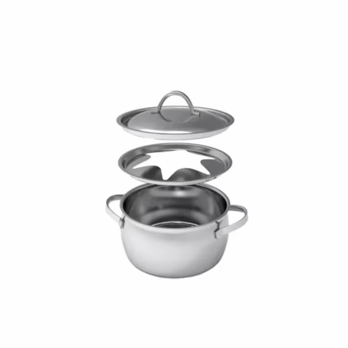 Image of Kisag Edelstahl Fonduetopf Verbier – Fondue Caquelon