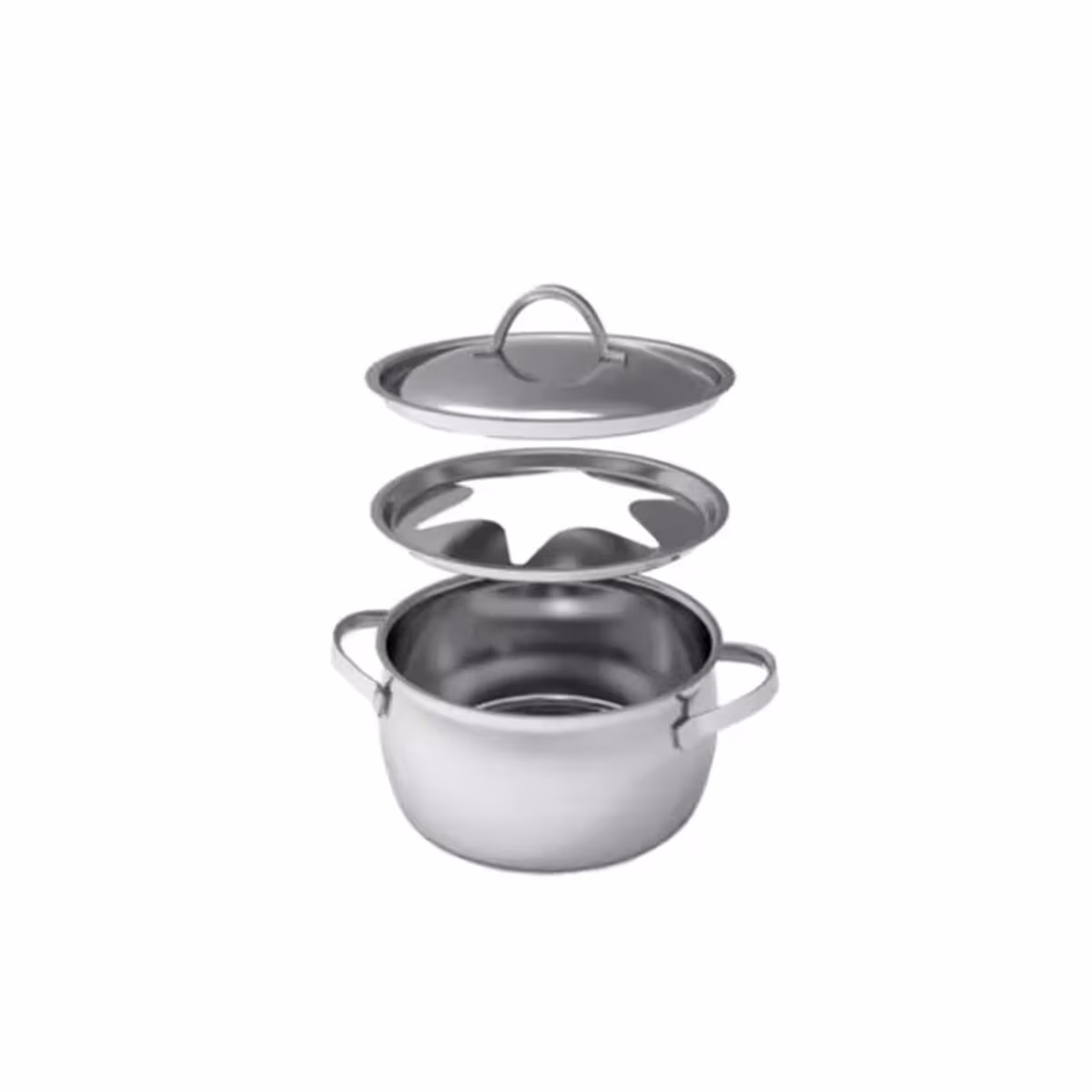 Kisag Edelstahl Fonduetopf Verbier – Fondue Caquelon