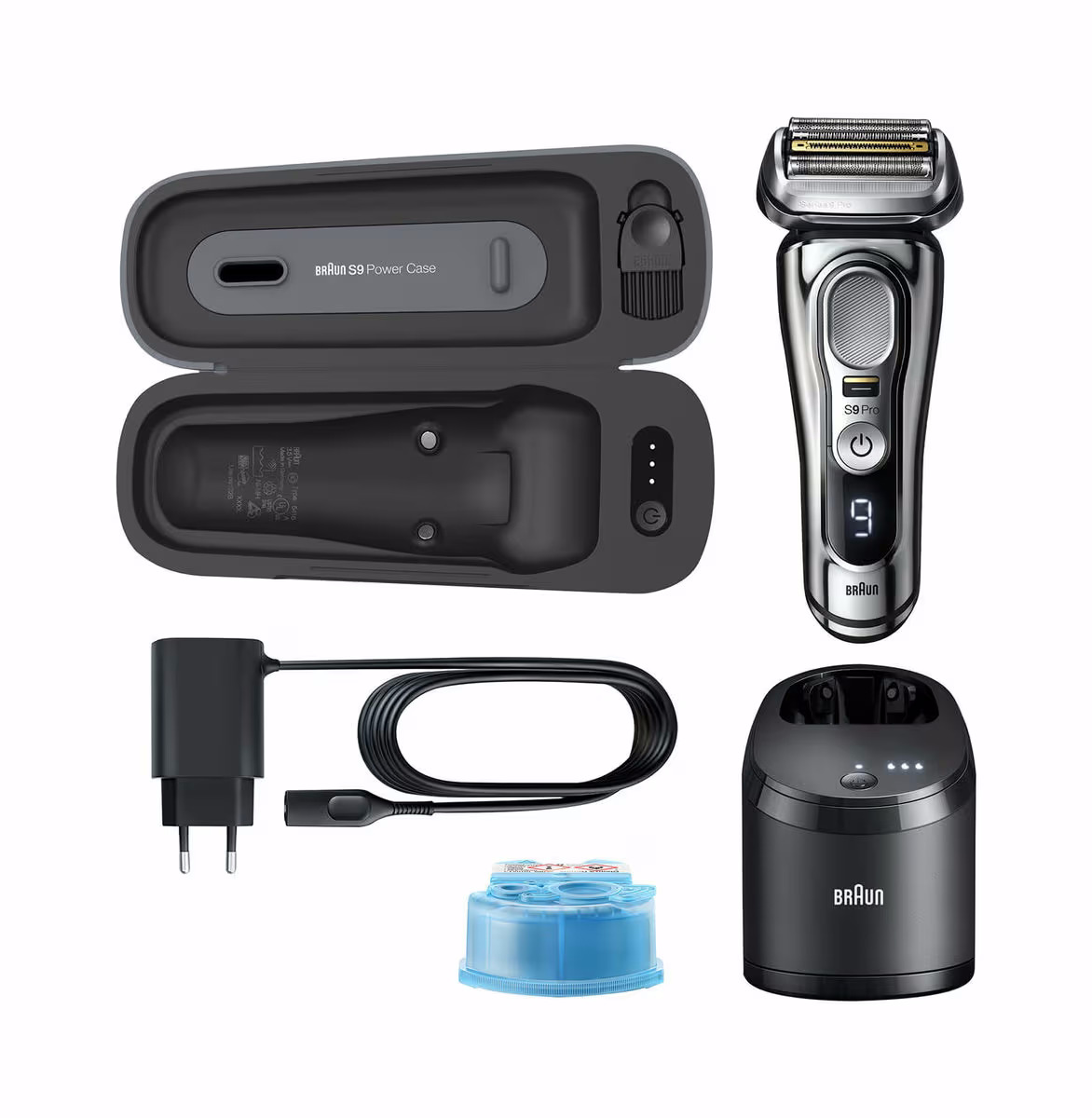 Image of Braun Series 9 Pro - 9496cc Herrenrasierer – Rasierer/Rasierapparat – silber