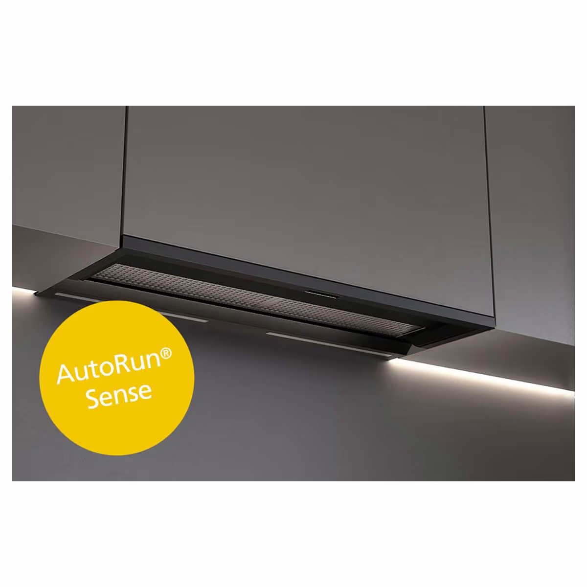 Image of Wesco EVME 218-90 Umluft mit Plasma Compact mattschwarz Dunstabzugshaube 90cm – Einbau Dunstabzug – schwarz matt