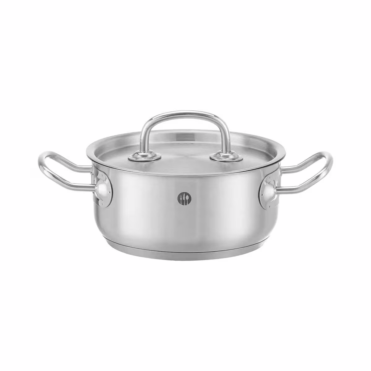 Image of Hendi Bratentopf mit Deckel – Gastro Pfanne/Gastro Topf – edelstahl