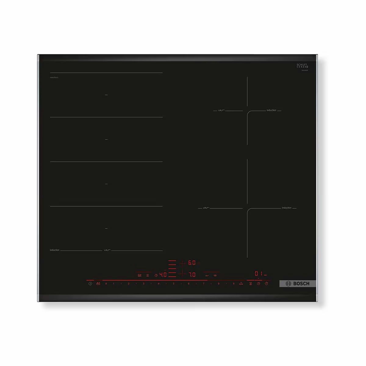 Image of Bosch PXE675DC1E Induktionskochfeld mit Touch-Display