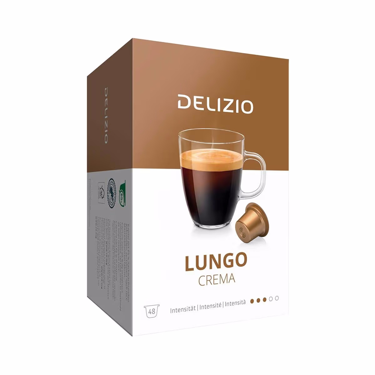 DELIZIO Lungo Crema 48St Kaffeeportionen – Delizio Kapseln