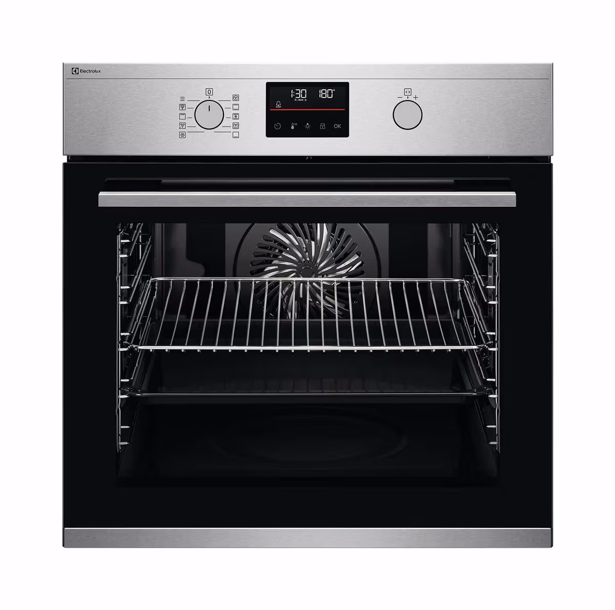 Electrolux EB6L40CN Einbau Backofen 60cm – Einbau Backofen 60 cm – schwarz / chrom