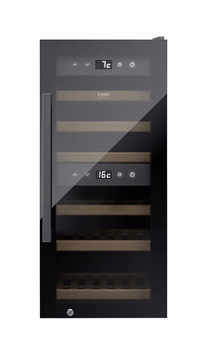 Caso WineExclusive 24 Smart Weinkühlschrank – Weinkühlschrank freistehend – schwarz