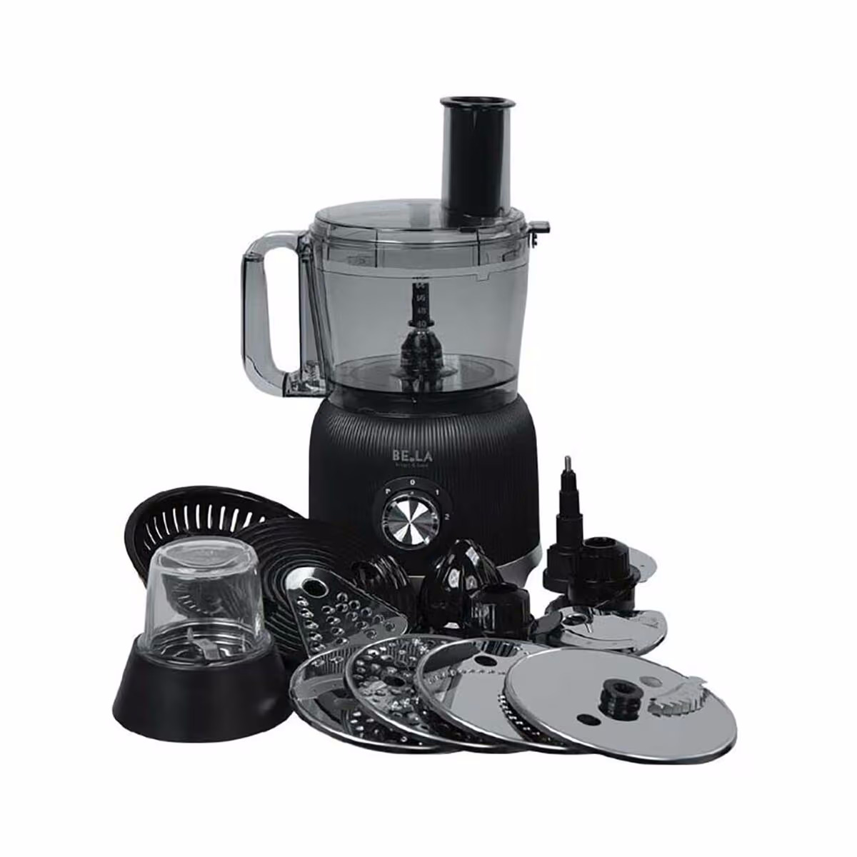 Image of Berger+Lanz MM1500W Multifunktionsmixer – Multifunktions-Küchenmaschine – schwarz / silber