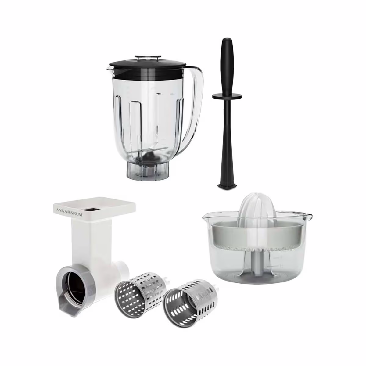 Image of ANKARSRUM 920900070 Gemüseset – Küchenmaschine Zubehör – grau