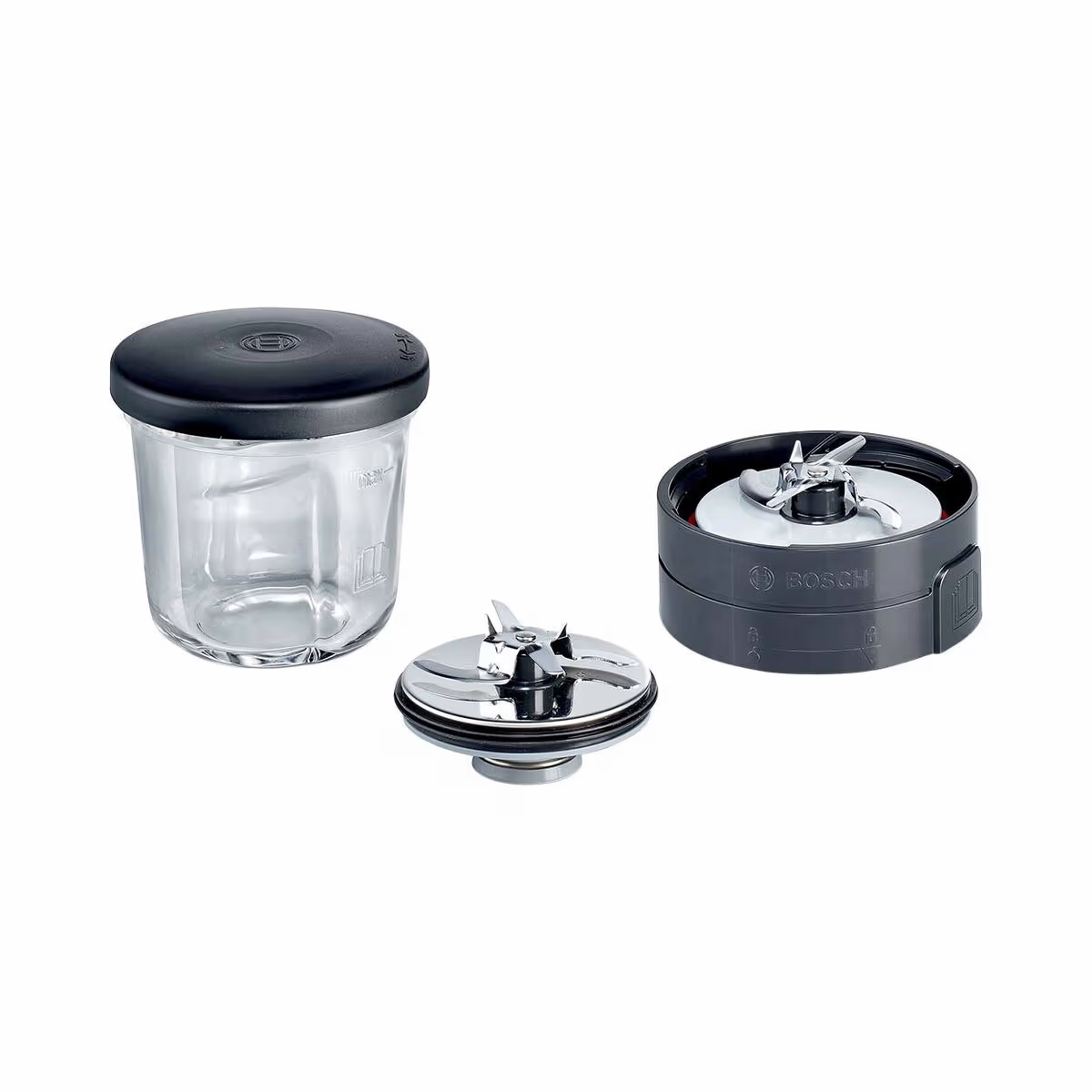 Image of Bosch MUZ45XCG1 3-in-1 Multi-Zerkleinerer – Küchenmaschine Zubehör – transparent