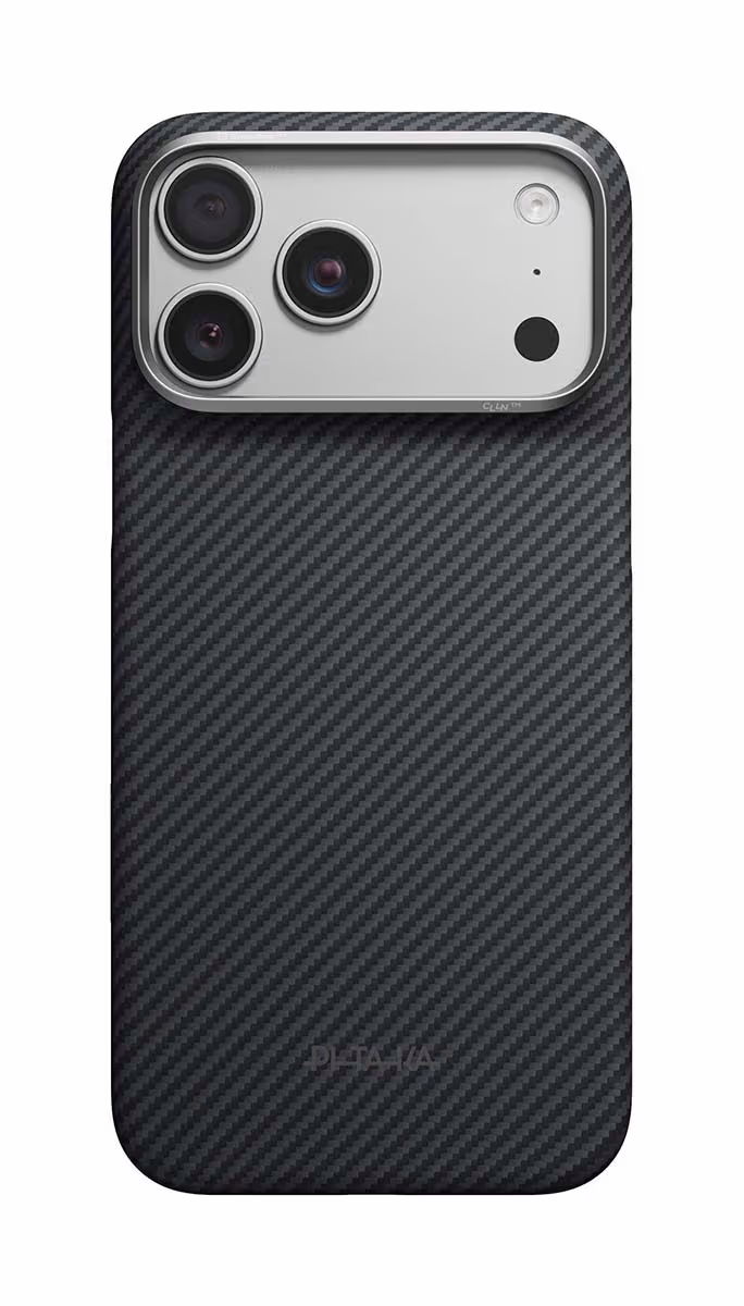 Image of Pitaka iPhone 18 Pro Max MagSafe Edge Case Black/Grey Handyhülle – Handyhülle/Handy Tasche – schwarz / grau