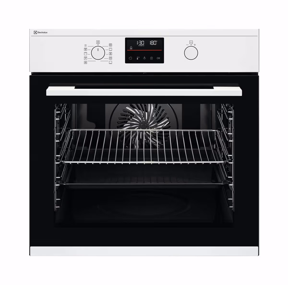 Electrolux EB6L40WE Einbau Backofen 60cm – Einbau Backofen 60 cm – schwarz / weiss