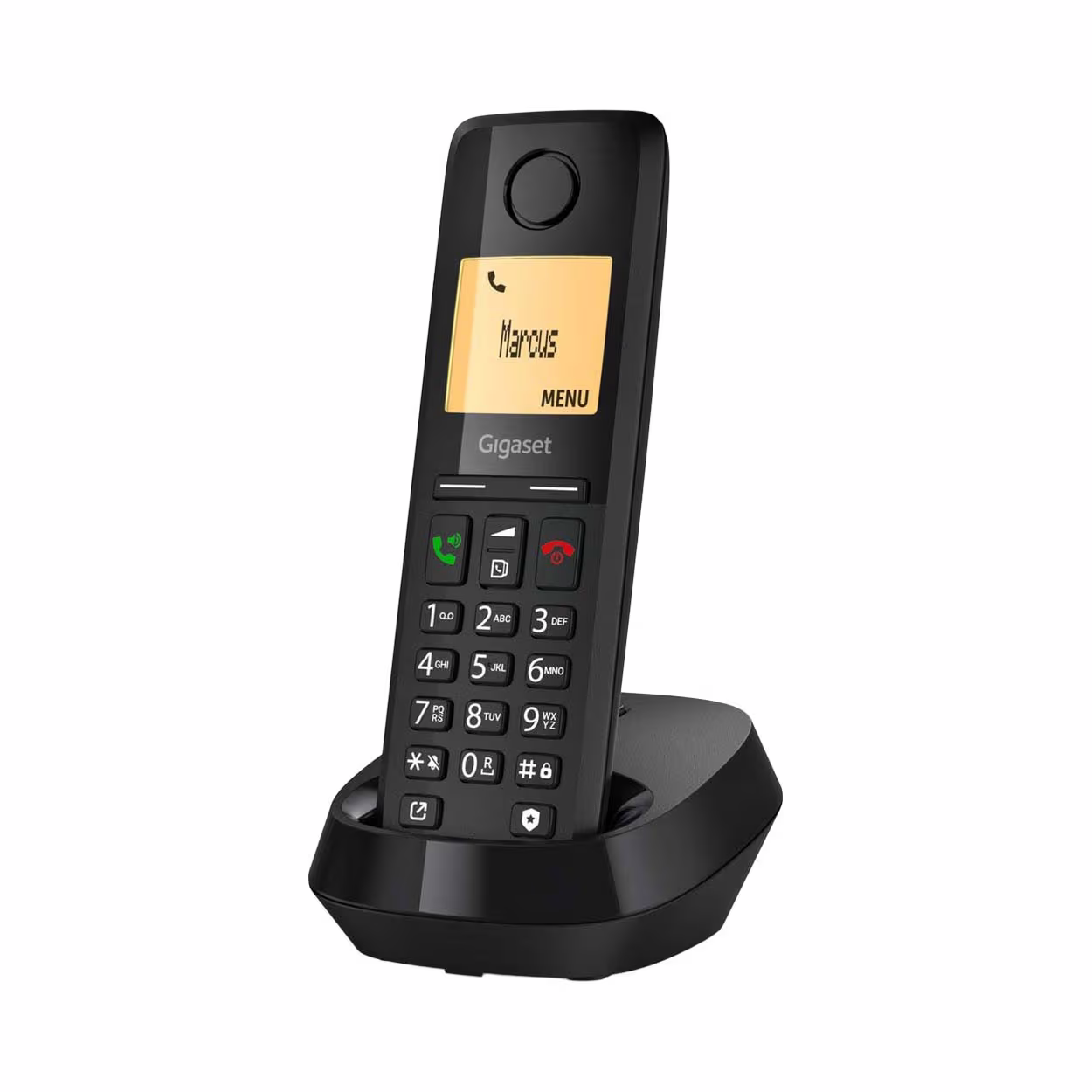 Image of Gigaset PURE 300 SYS Schwarz Festnetz Telefon