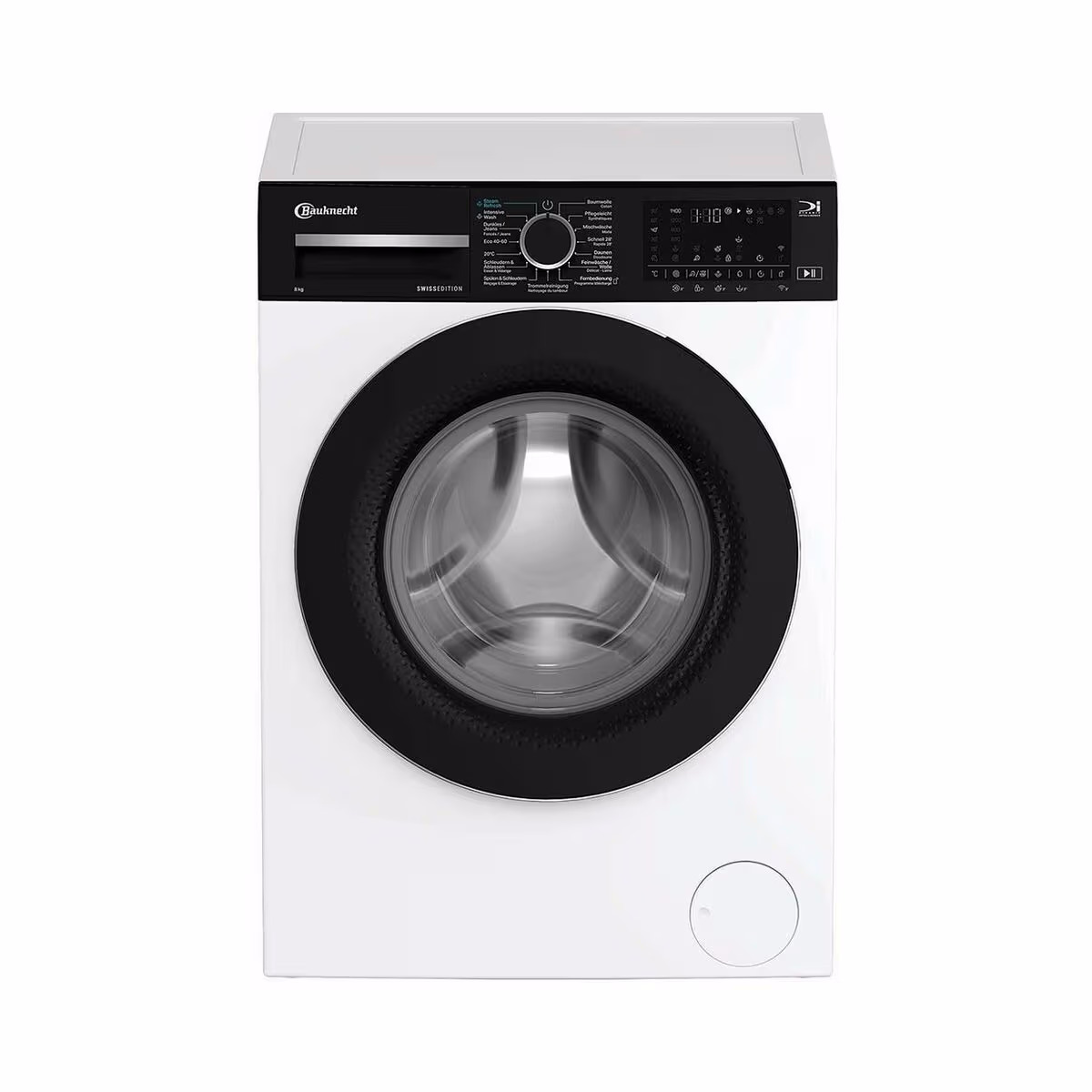 Bauknecht BKWM6108 Waschmaschine Frontlader – schwarz / weiss