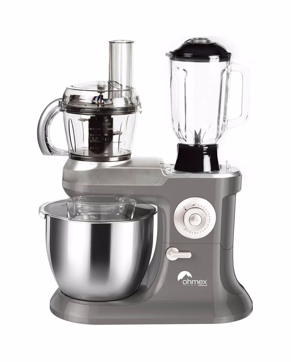 Ohmex KÜCHENMASCHINE OHM-SMX-6200 6.5L, 1200W – anthrazit