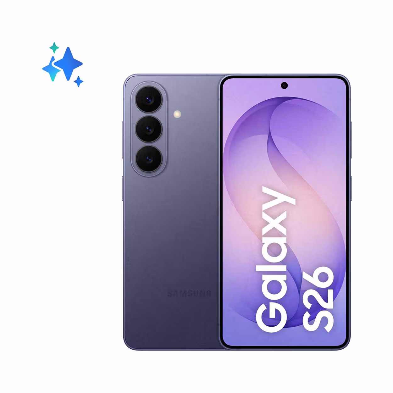 Samsung EU EU-Version Galaxy S26, 512 GB, Cobalt Violet Smartphone 512 GB – Samsung Galaxy S26 – cobalt violett