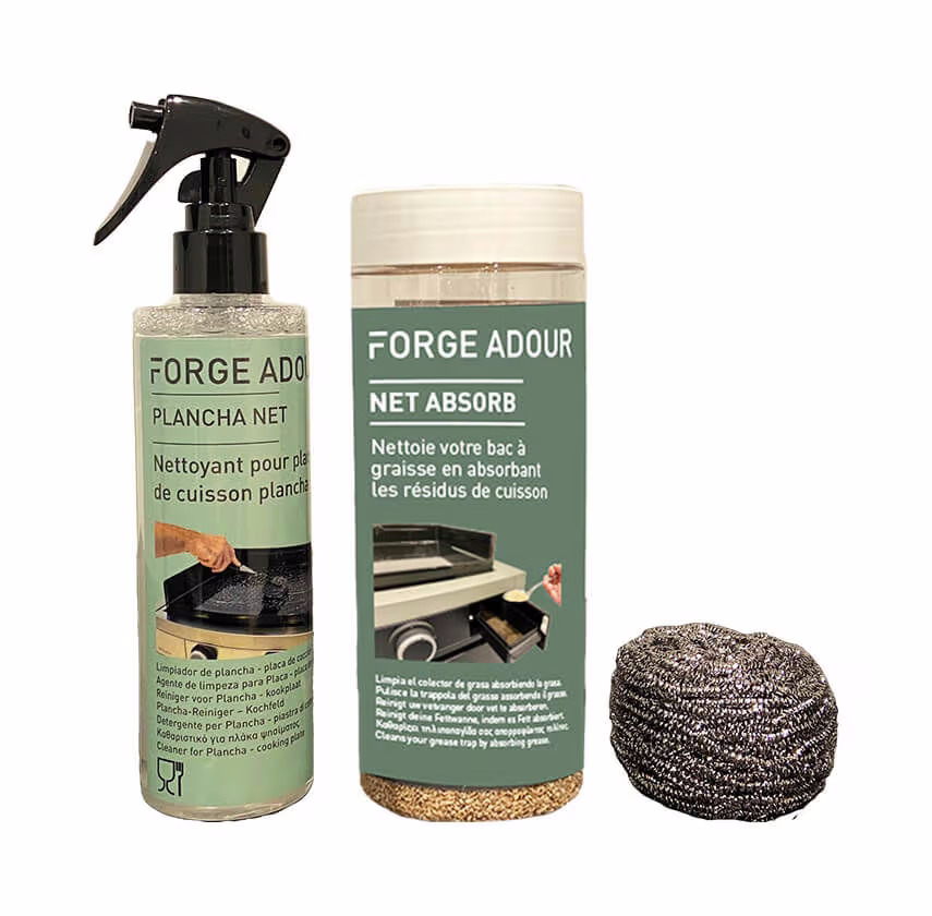 Forge Adour Reinigungs-Kit mit Superabsorber – Grillbürste/Grillreiniger