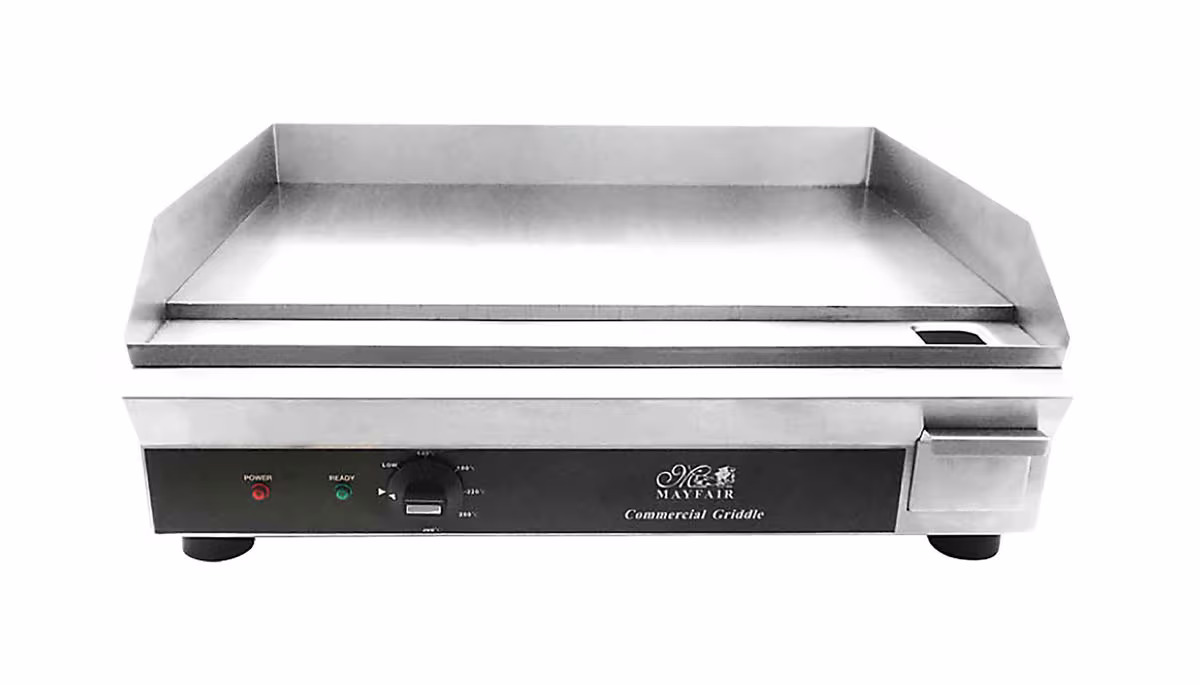 Mayfair 720.10301.00 Elektro-Grill – Gastro Grill/Griddleplatte – chromnickel-stahl