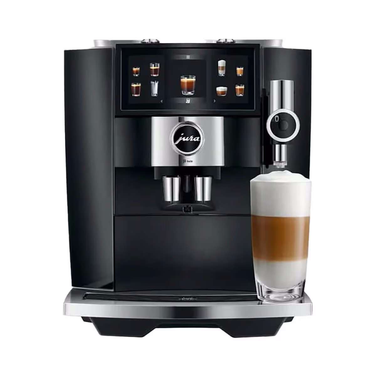 Image of JURA J8 twin Diamond Black (SA) Kaffeevollautomat – JURA Kaffeevollautomaten Haushalt – schwarz