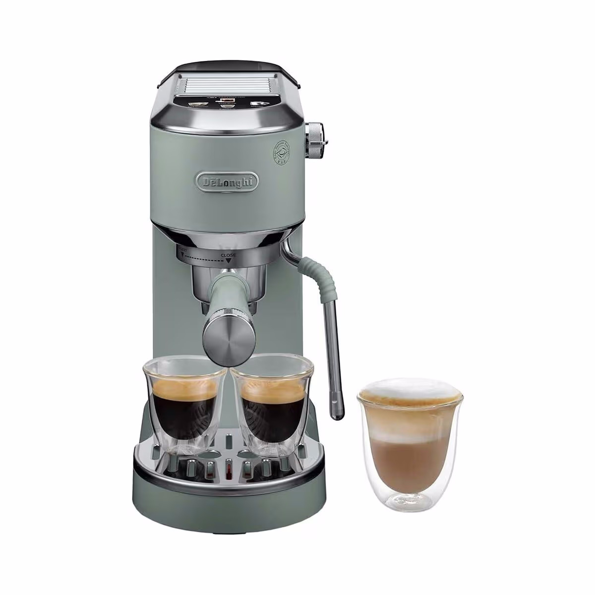 Image of De Longhi Dedica Duo EC890.GR Espresso Maschine – Siebträgermaschine/Espressomaschine – grün