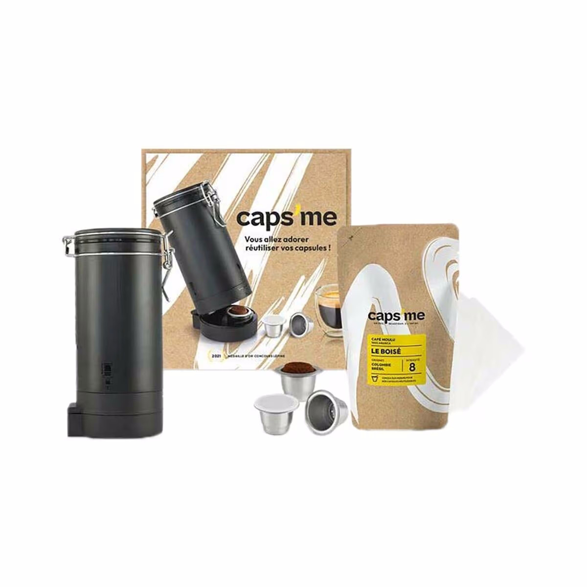 Image of CAPS ME Starter Kit Nespresso Zubehör Nespresso – Diverses Kaffeemaschinen & Teemaschinen Zubehör – schwarz