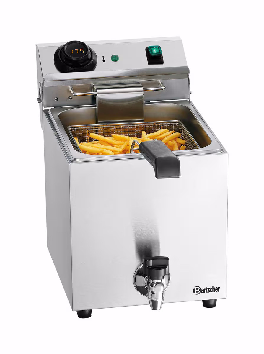 Bartscher Elektro-Fritteuse "MDI Snack III Plus" Gastro Fritteuse – Gastro Friteuse – edelstahl