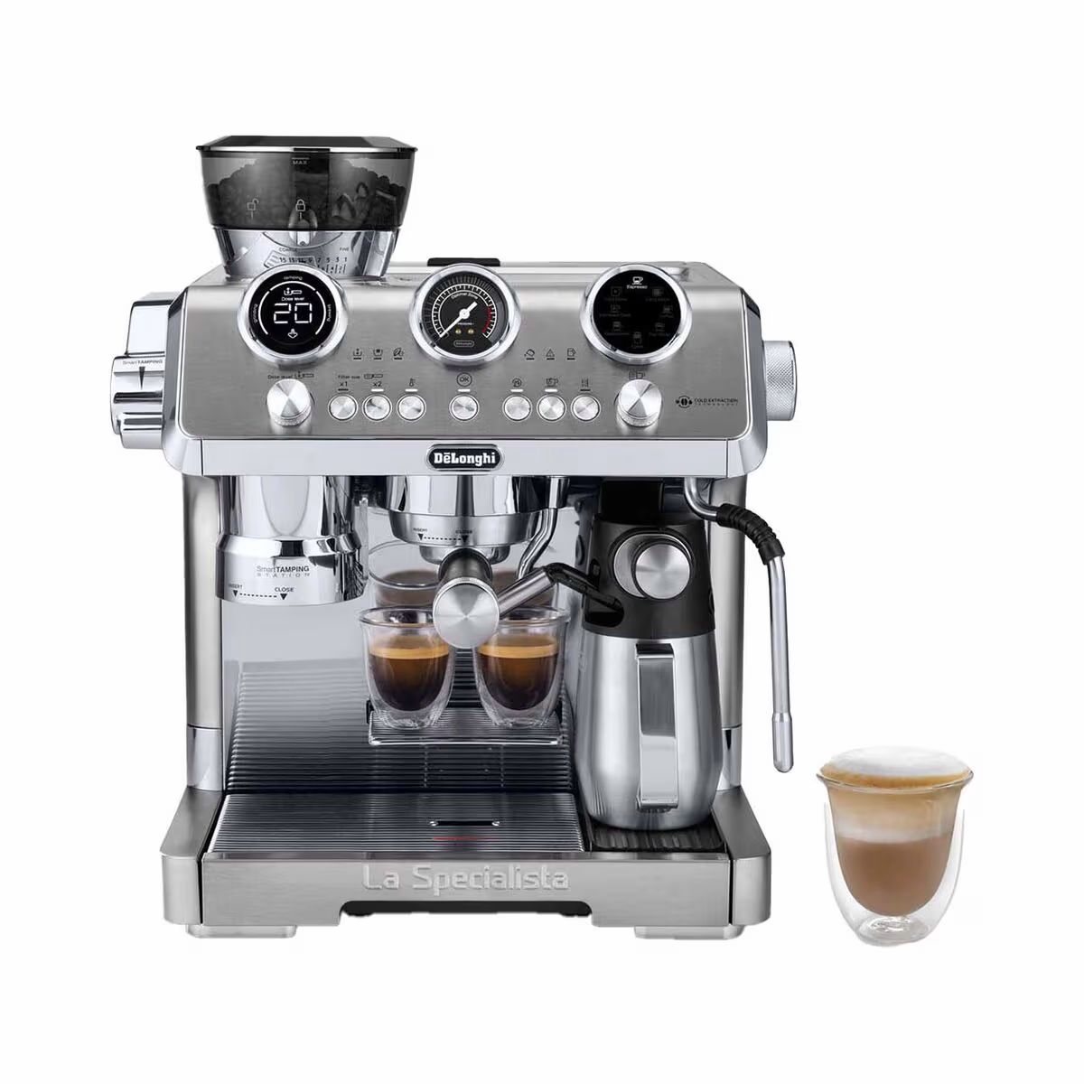 Image of De Longhi La Specialista Maestro EC9885.M Espresso Maschine – Siebträgermaschine/Espressomaschine – chrom