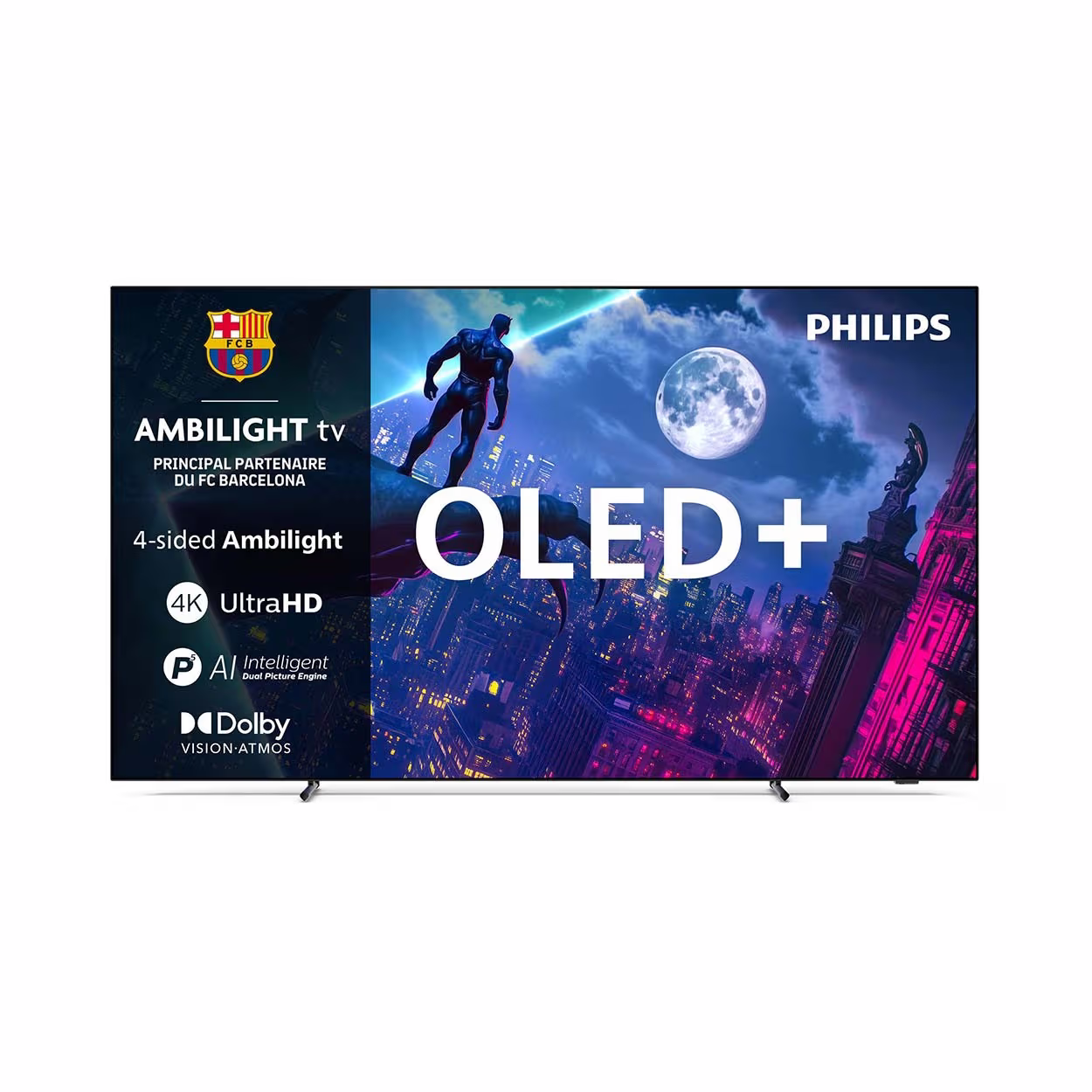 Image of Philips 65OLED950 - 65'', 4K UHD OLED TV, Ambilight, Google TV, 2025 4K OLED TV – Fernseher – metallic