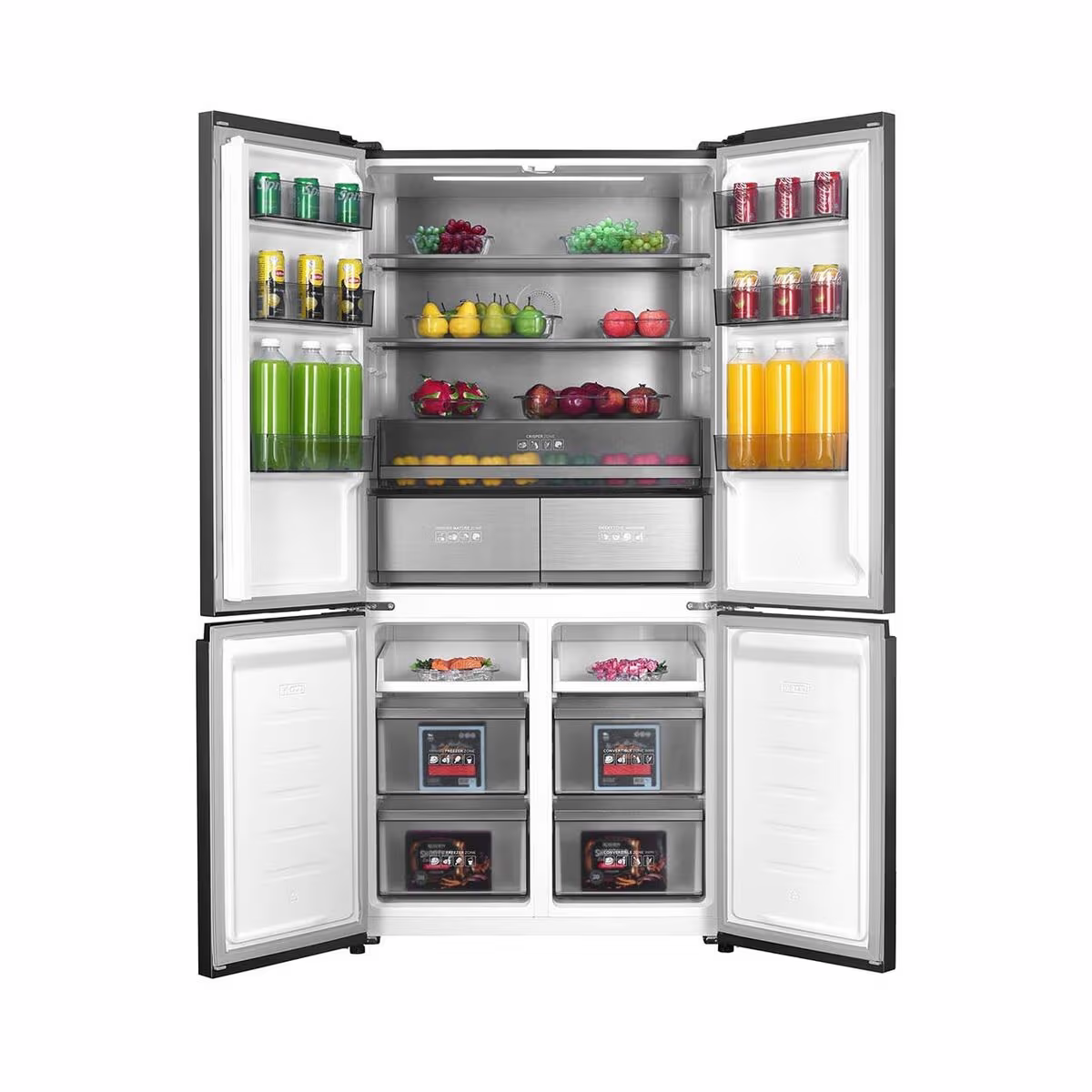 Image of Trisa Slot-in 505 L 7813.4845 Food Center – black steel