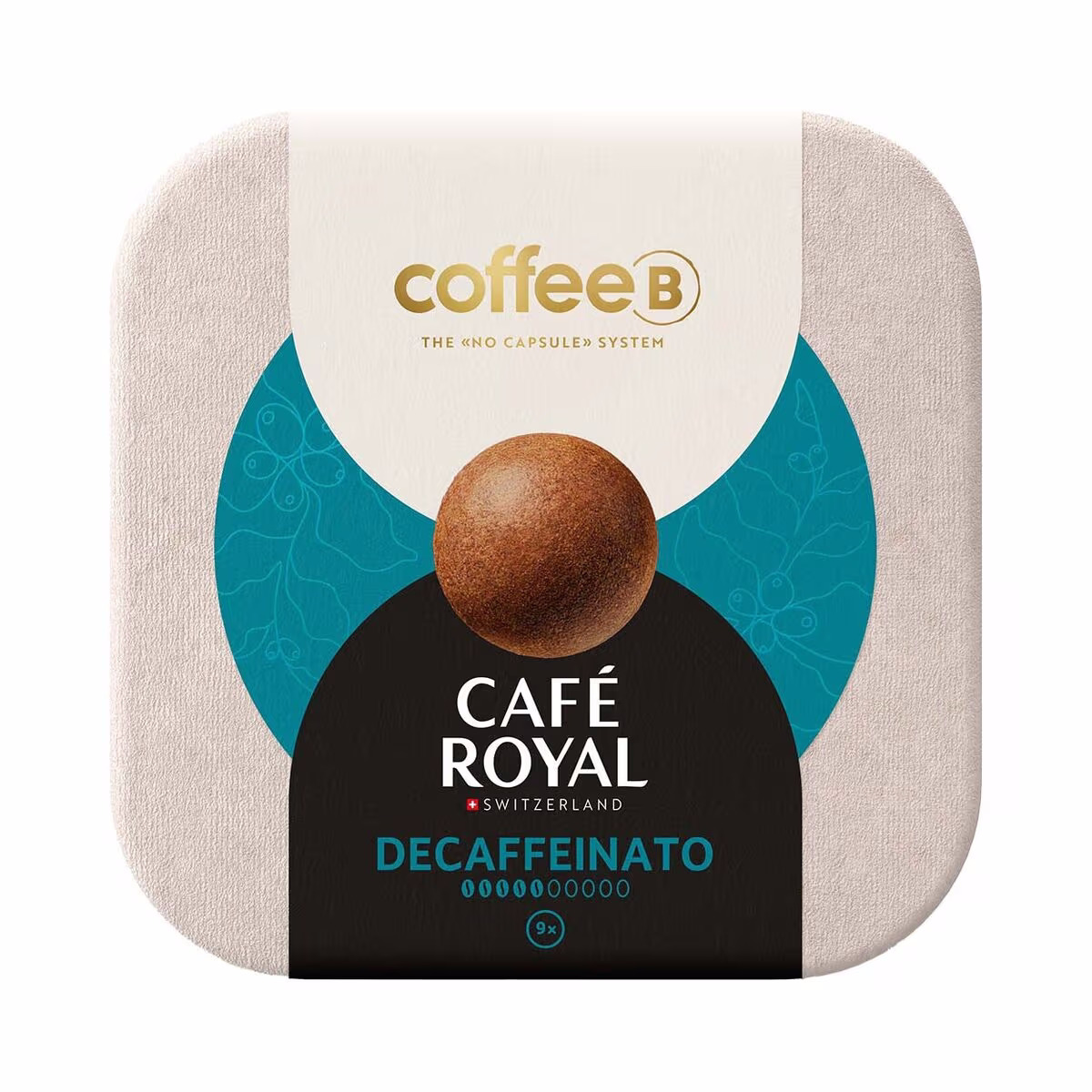 CoffeeB Decaffeinato 9 Stück Kaffeekugeln – CoffeeB Kapseln/CoffeeB Balls