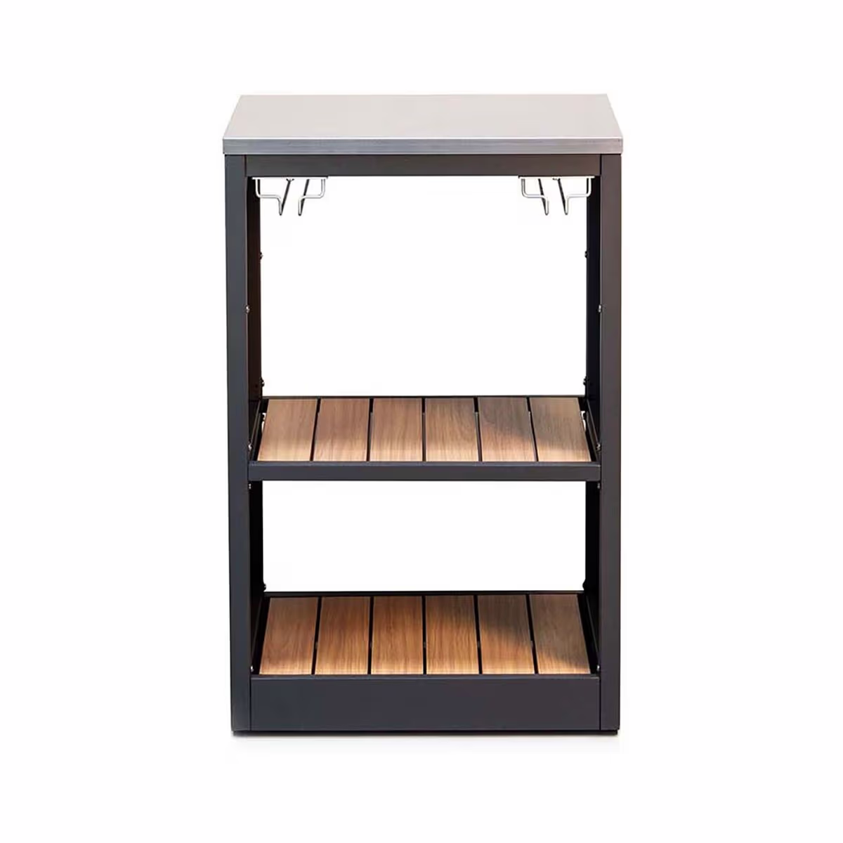 Image of Sahara Eck Modul Outdoor Küche – Grill Ablage/Grill Rollwagen/Grill Erweiterung – schwarz
