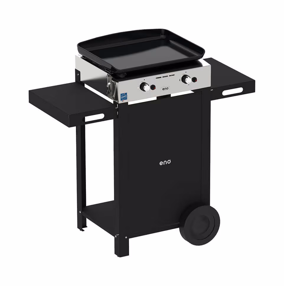 ENO Combo Plancha Initial 50 Gasgrill – Plancha Grill – schwarz