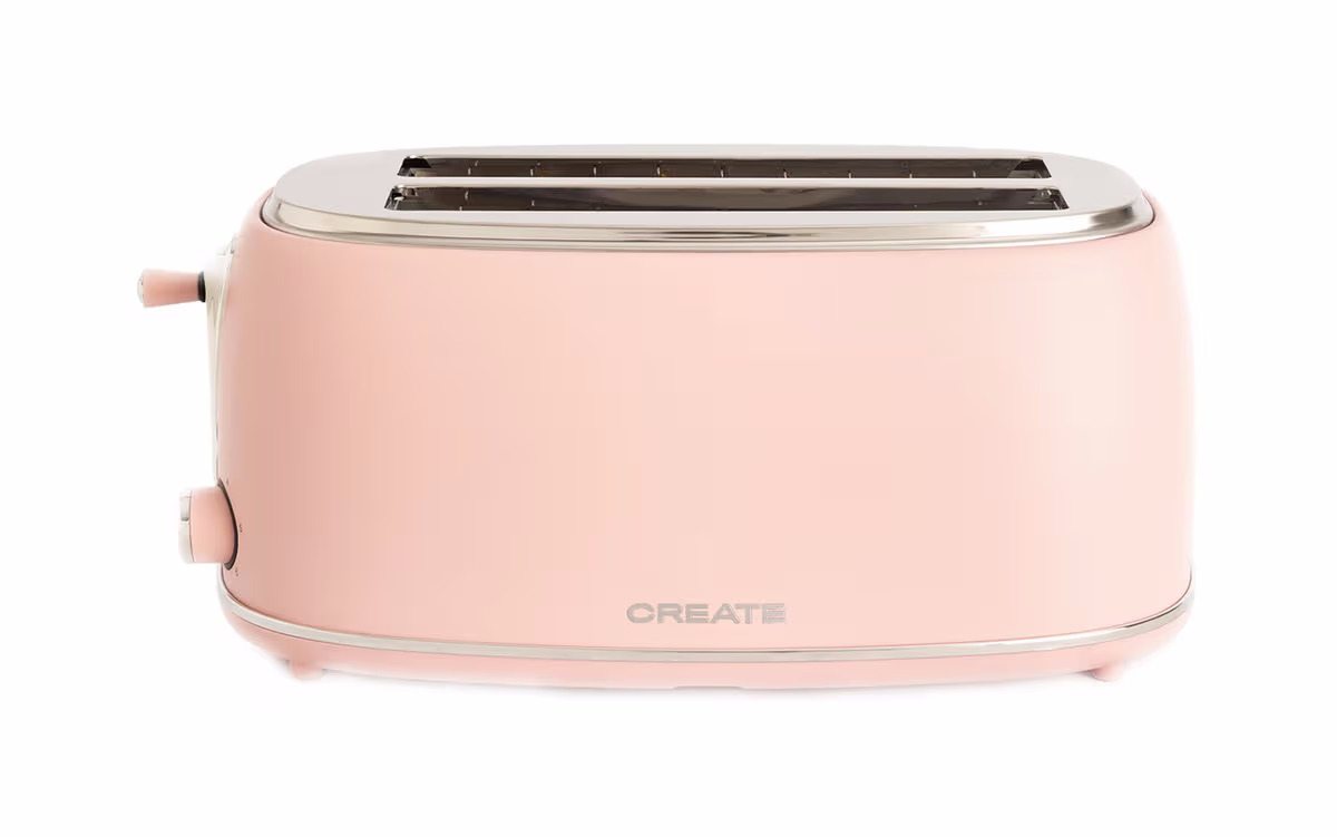 CREATE Retro Stylance XL pastelrosa Toaster – pastellpink
