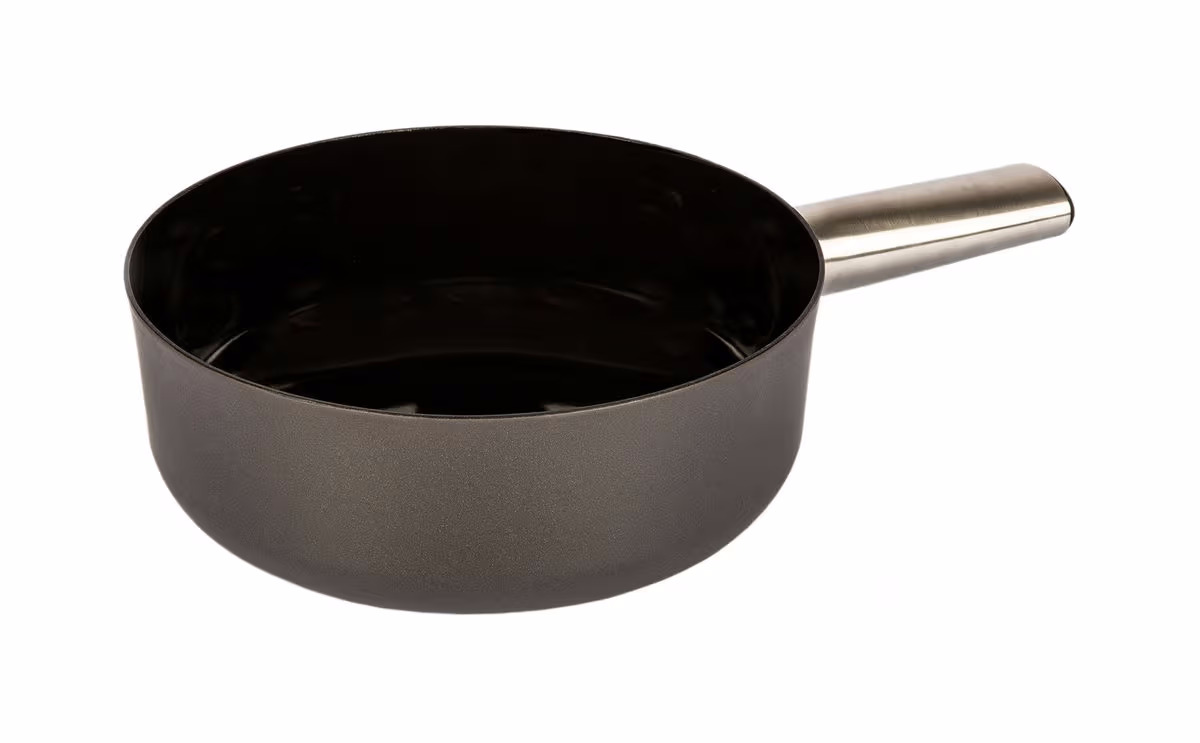 Stöckli Käsefonduecaquelon Emotion – Fondue Caquelon – schwarz matt