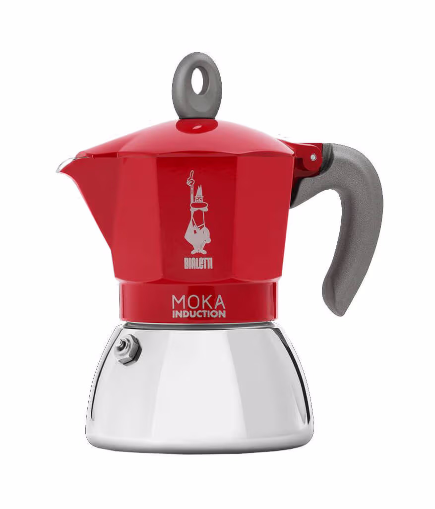 Bialetti Moka Induction red Kaffeekanne – Filterkaffeemaschine – rot