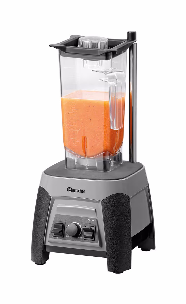 Bartscher Blender Pro 2.5 Liter Mixer – Gastro Aufschnittmaschine, Mixer & Küchenmaschine – schwarz