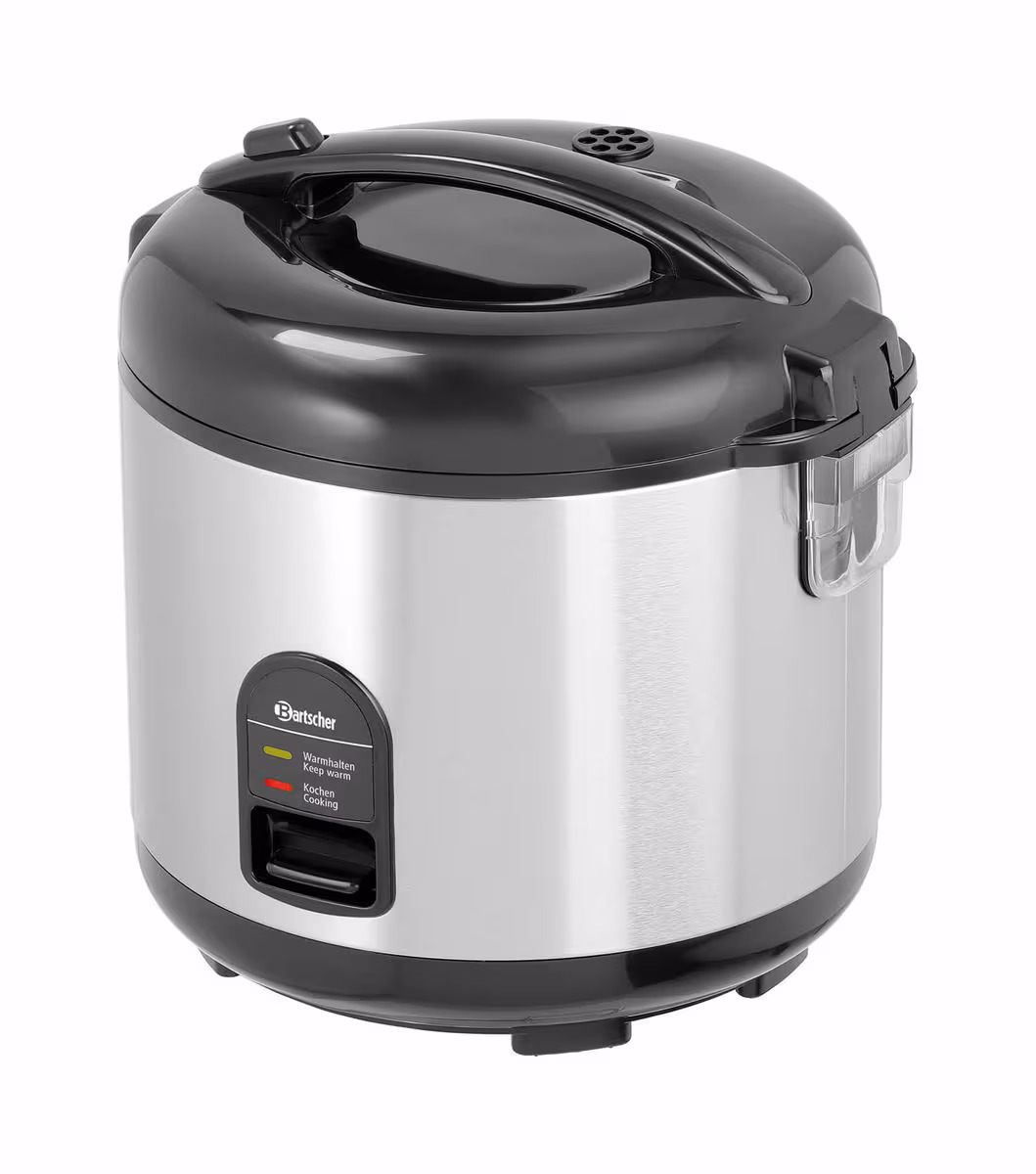 Bartscher Reiskocher 1.8 Liter – Diverse Gastro Küchengeräte – schwarz