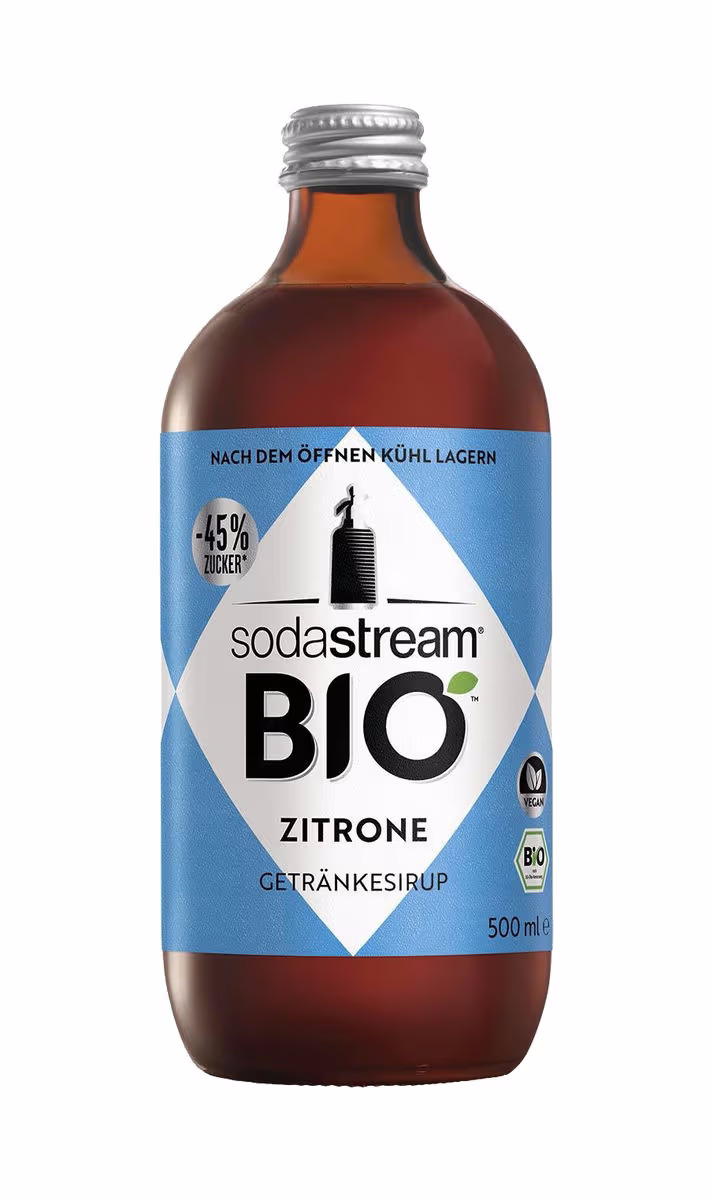 Image of Sodastream BIO Sirup Zitrone 500 ml – Wassersprudler Sirup