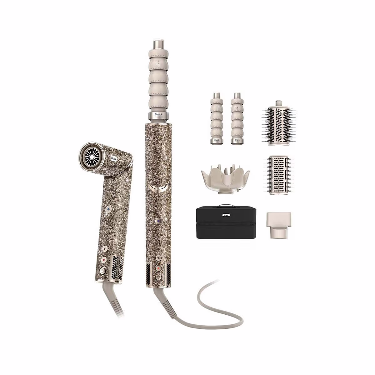 Image of Shark FlexStyle 5-in-1 HD446JSCH Heissluftbürste – Hairstyler/Multistyler – gold