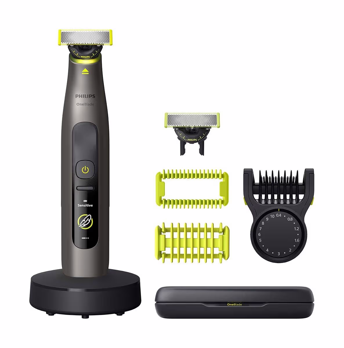 Image of Philips OneBlade Pro Face/Body QP7632/21 Körperrasierer – Bodygroomer/Körperrasierer – schwarz / grau