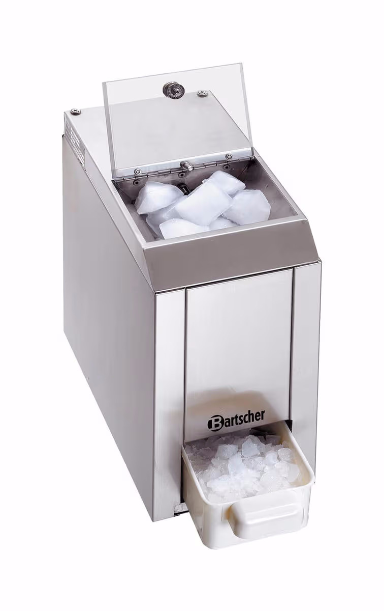 Bartscher Ice-Crusher 60 kg/h – Gastro Eiswürfelmaschine – edelstahl