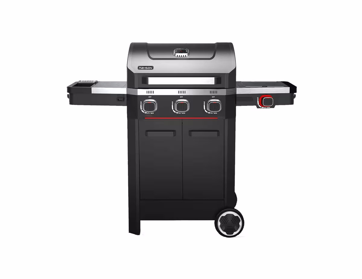 Hamson Mercury 3+1 Brenner schwarz Gasgrill