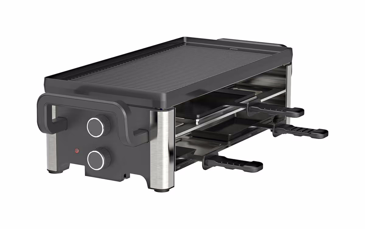 Ohmex Raclette Grill OHM-RCL-2946 – Raclette Ofen/Raclette Grill – schwarz