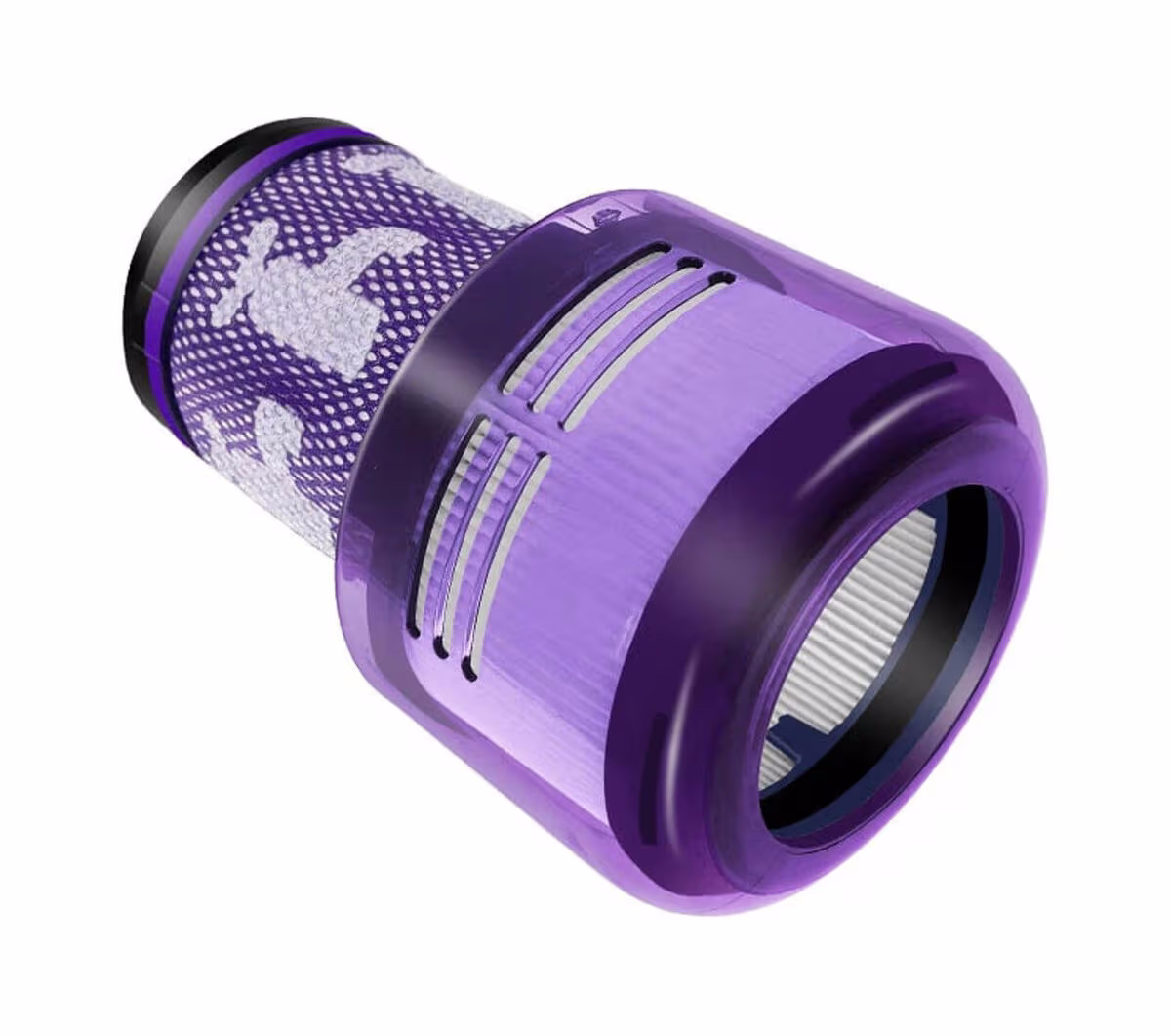 Homava Ersatzfilter für Dyson V12 Detect Slim / Slim – Dyson Zubehör – violett
