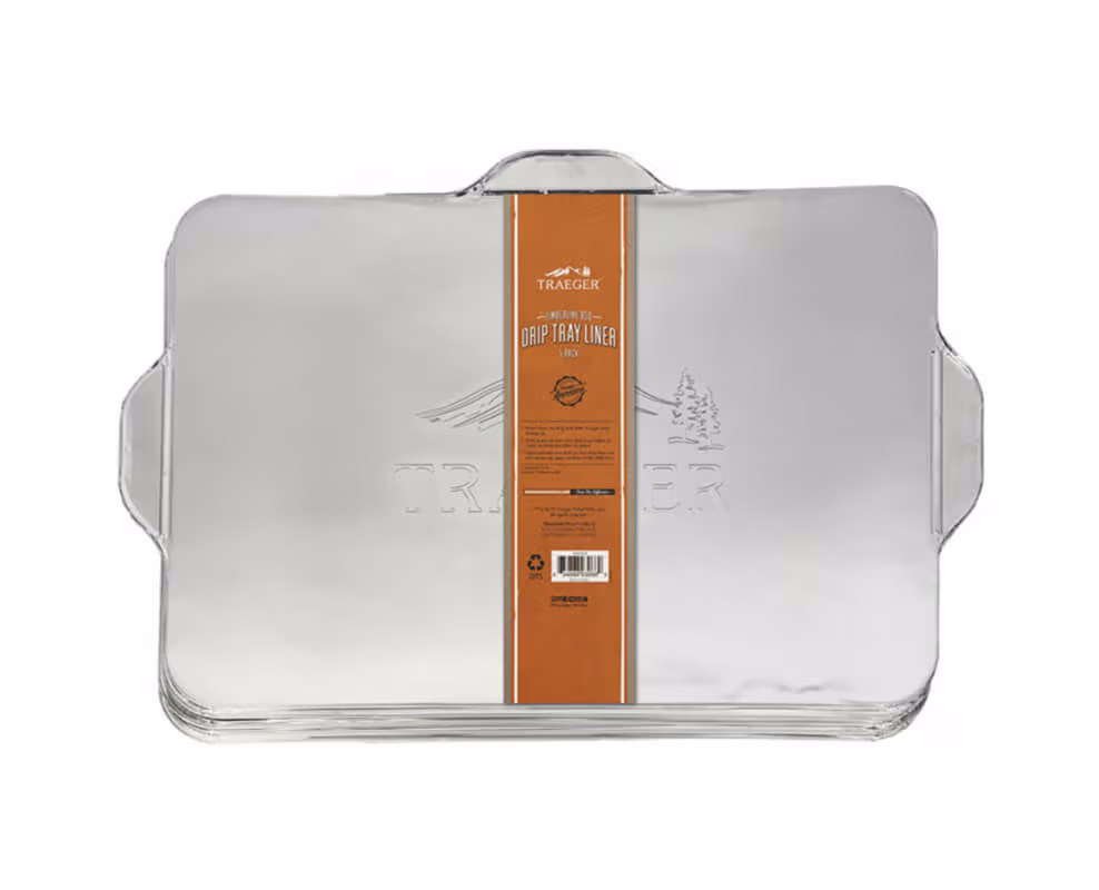 Traeger Drip Tray Liner Timberline 850 5er Pack Einsatz für Fettauffangblech – Grillschale/Grillpfanne/Grillgeschirr