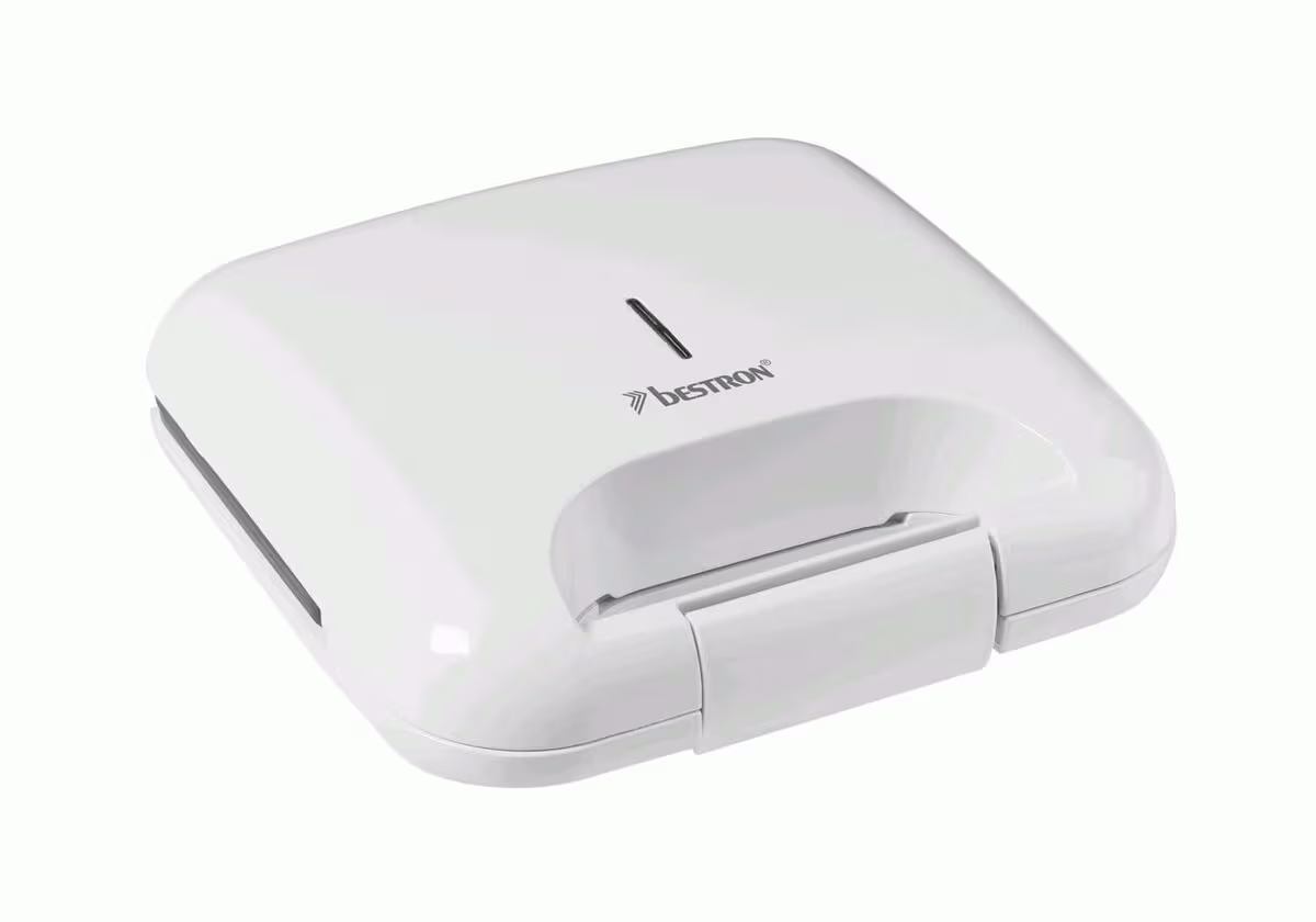 Bestron ASM750W Sandwichmaker – Sandwichmaker/Sandwichtoaster – weiss