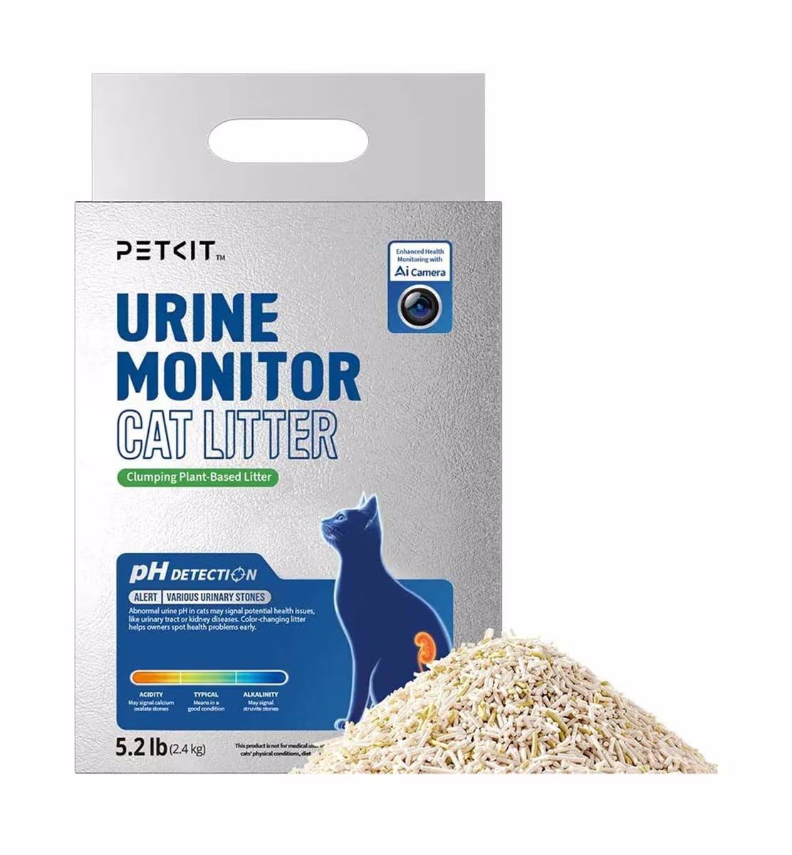 PETKIT Urine Monitor Cat Litter 4-Pack Katzenstreu – Tierbedarf – beige