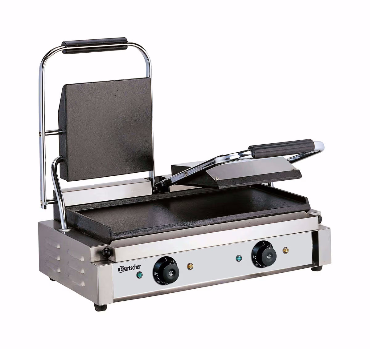 Bartscher Doppel-Kontaktgrill, glatt/glatt Doppel-Kontaktgrill – Gastro Grill/Griddleplatte – edelstahl
