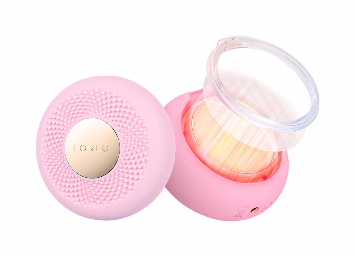 Image of Foreo UFO 3 mini Pearl Pink Lichttherapiegerät – Gesichtsreinigungsgerät/Hautpflege